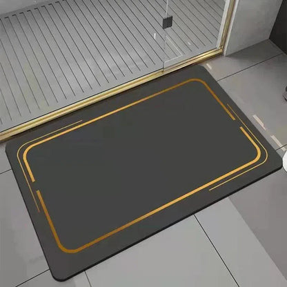 Tapete Moderno Antiderrapante e Absorvente para Banheiro - Ideal para Decoração e Conforto