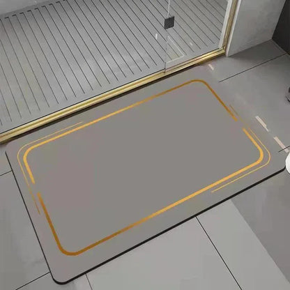 Tapete Moderno Antiderrapante e Absorvente para Banheiro - Ideal para Decoração e Conforto
