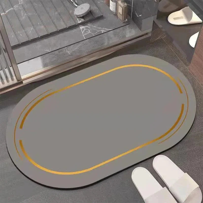 Tapete Moderno Antiderrapante e Absorvente para Banheiro - Ideal para Decoração e Conforto