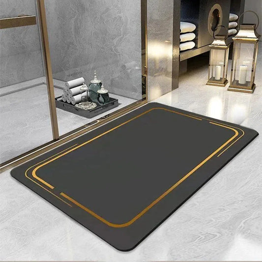 Tapete Moderno Antiderrapante e Absorvente para Banheiro - Ideal para Decoração e Conforto