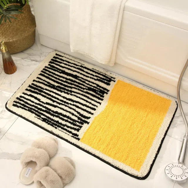 Tapete Ultra de Microfibra para Banheiro Antiderrapante e Absorvente