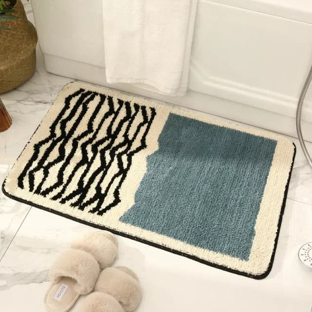 Tapete Ultra de Microfibra para Banheiro Antiderrapante e Absorvente