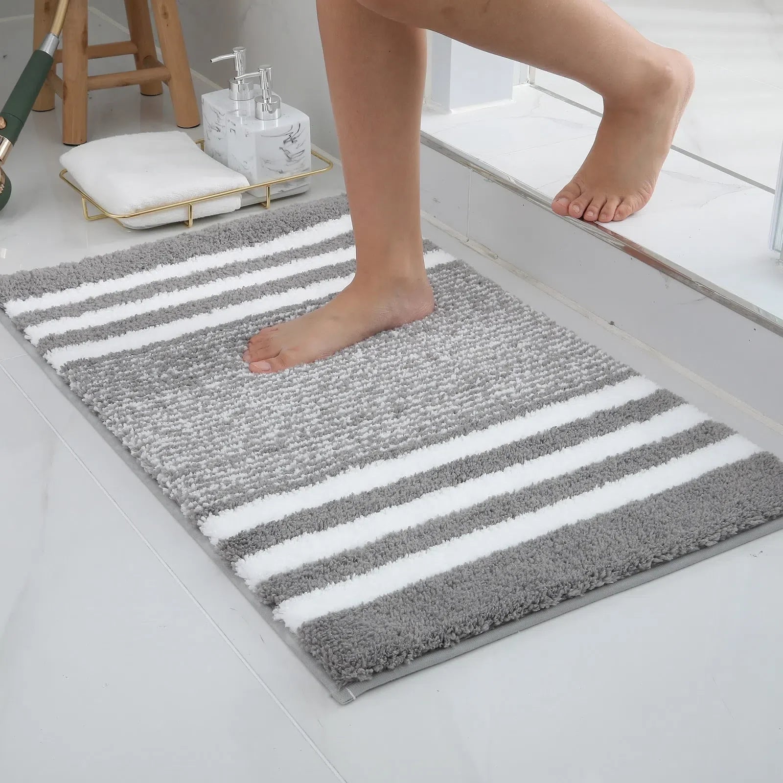 Tapete com Listras Coloridas para Sala de Estar e Quarto - Decorativo e Confortável