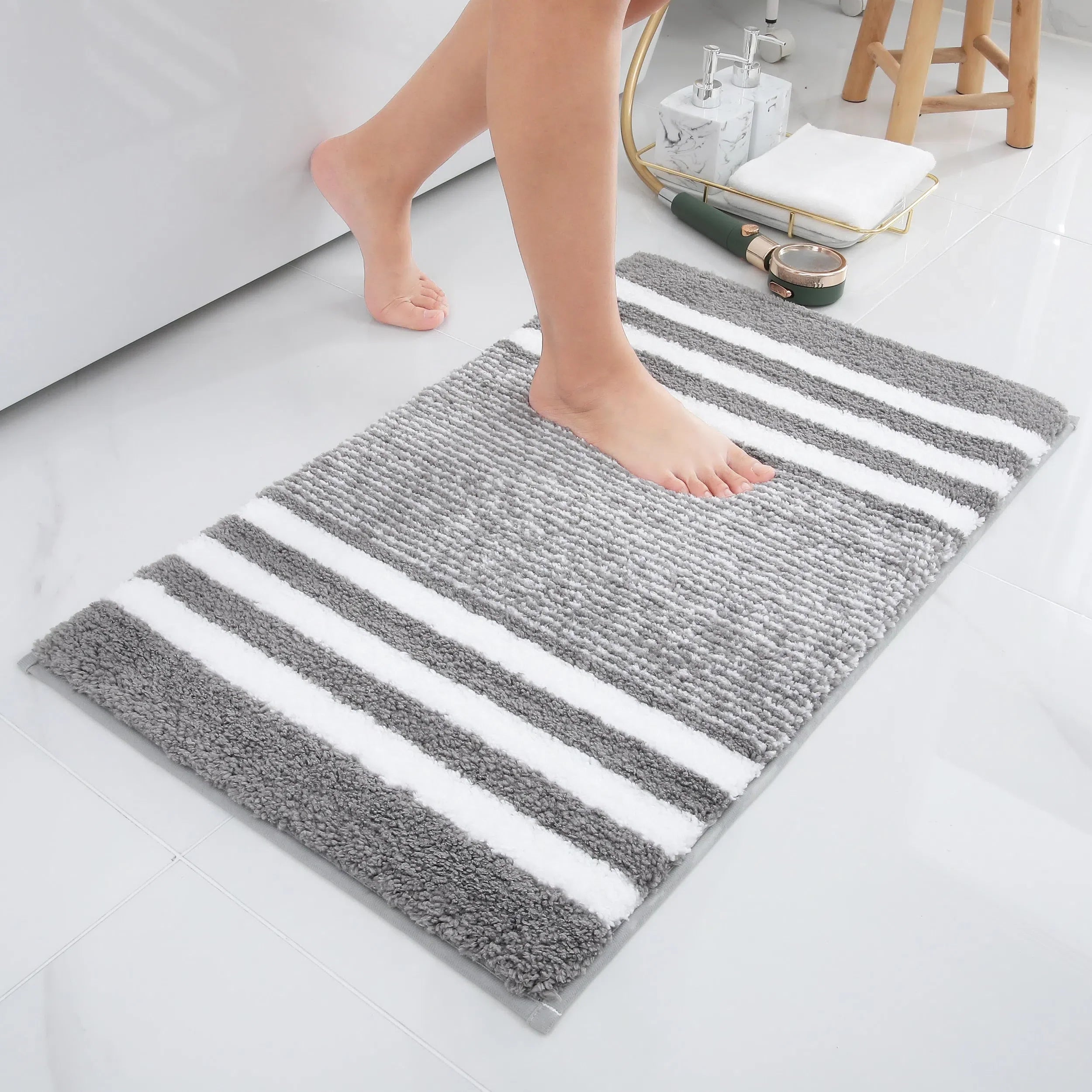 Tapete com Listras Coloridas para Sala de Estar e Quarto - Decorativo e Confortável