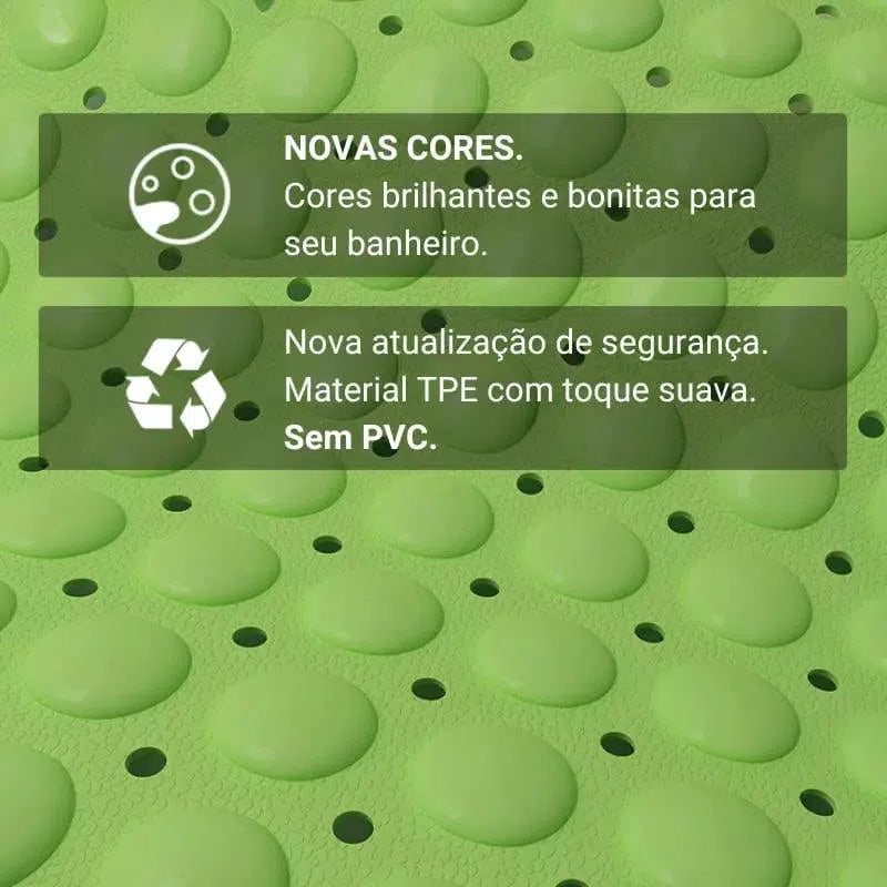 Tapete de Banheiro Antiderrapante para Box - Conforto e Segurança