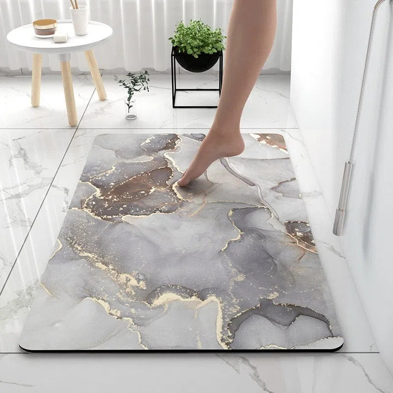Tapete de Banheiro Antiderrapante para Decoração de Banheiro