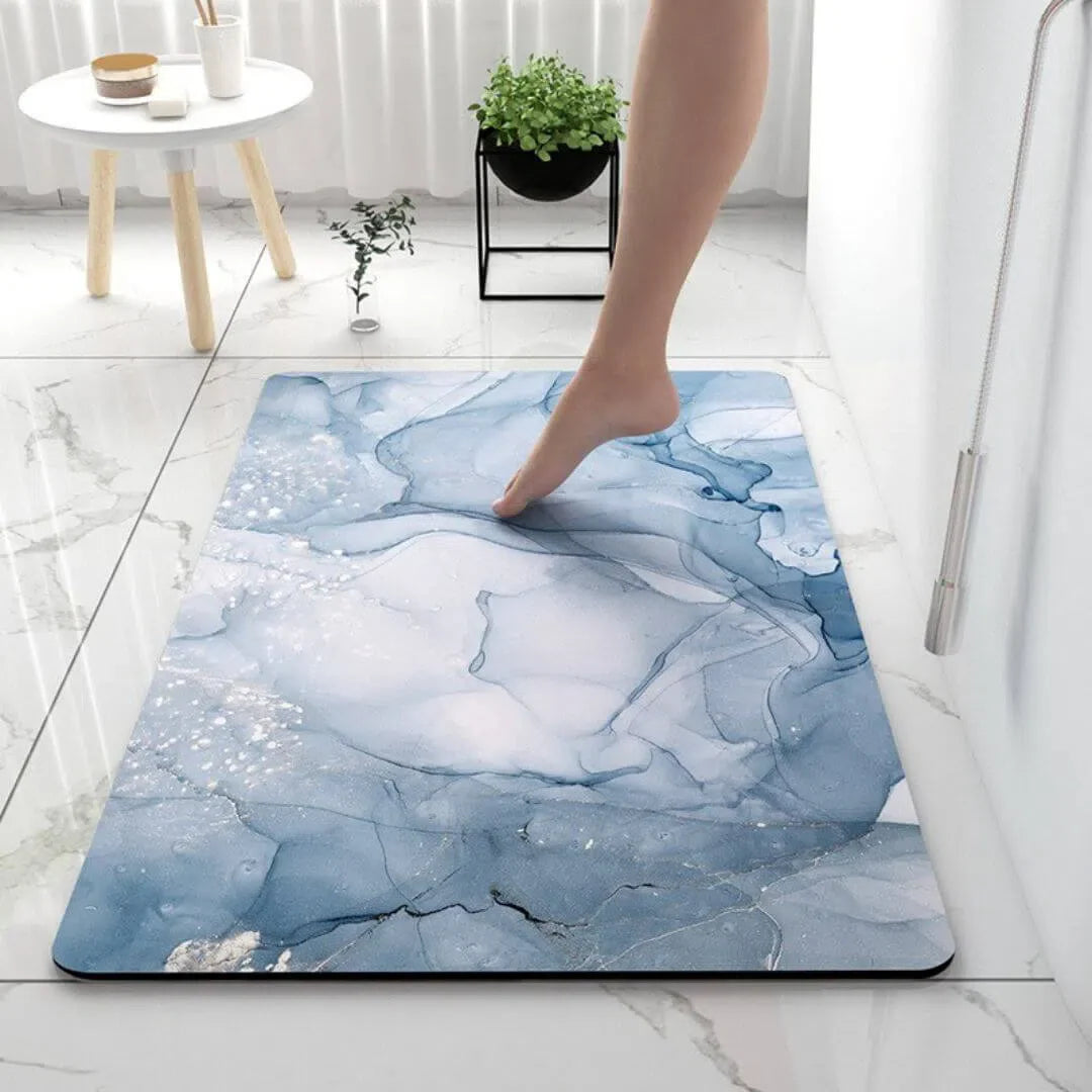 Tapete de Banheiro Antiderrapante para Decoração de Banheiro