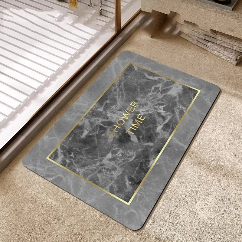 Tapete de Banheiro Antiderrapante para Decoração de Banheiro