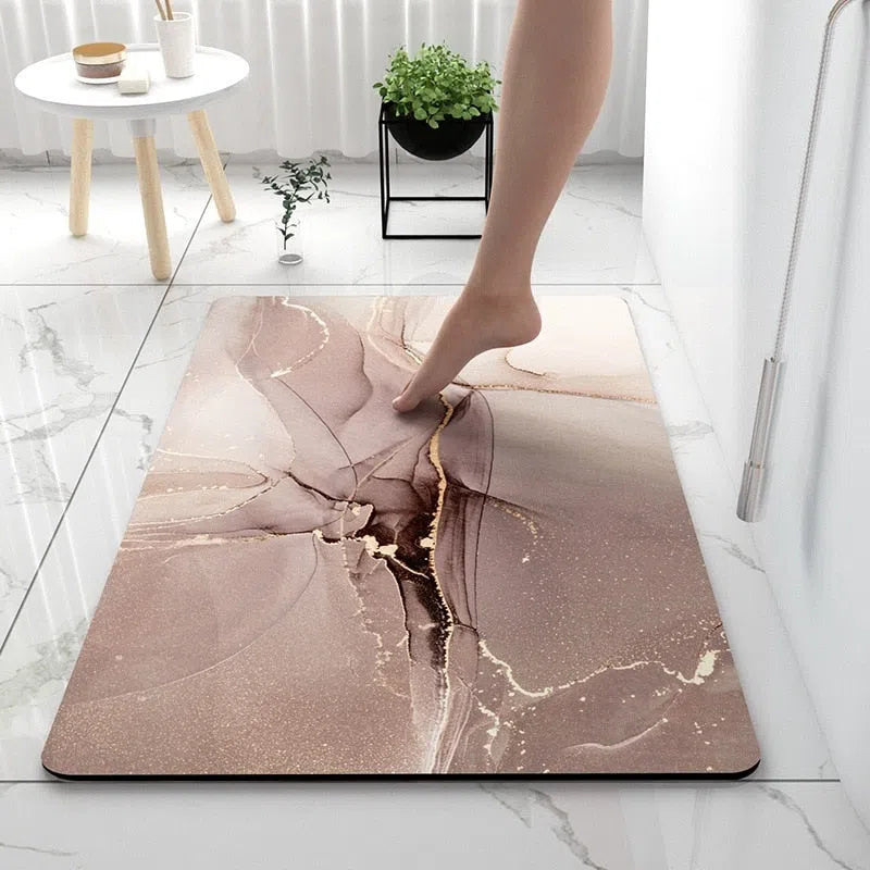 Tapete de Banheiro Antiderrapante para Decoração de Banheiro