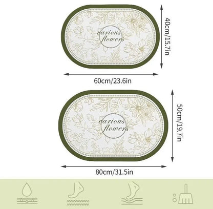 Tapete de Jardim Antiderrapante para Exterior - Design Colorido e Durável