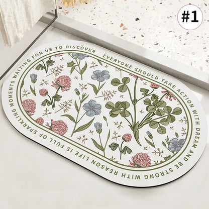 Tapete de Jardim Antiderrapante para Exterior - Design Colorido e Durável