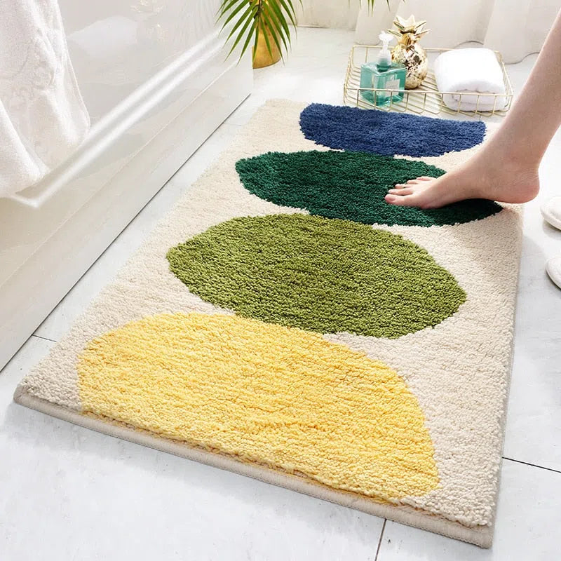 Tapete de Microfibra Colorido para Decoração e Conforto