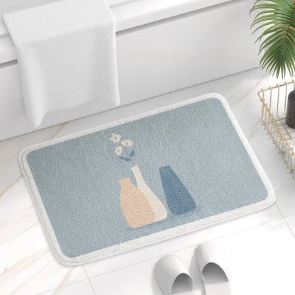 Tapete de Microfibra Nórdico para Sala de Estar - Design Moderno e Confortável