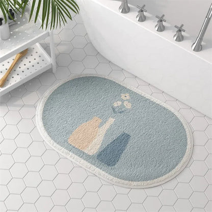 Tapete de Microfibra Nórdico para Sala de Estar - Design Moderno e Confortável