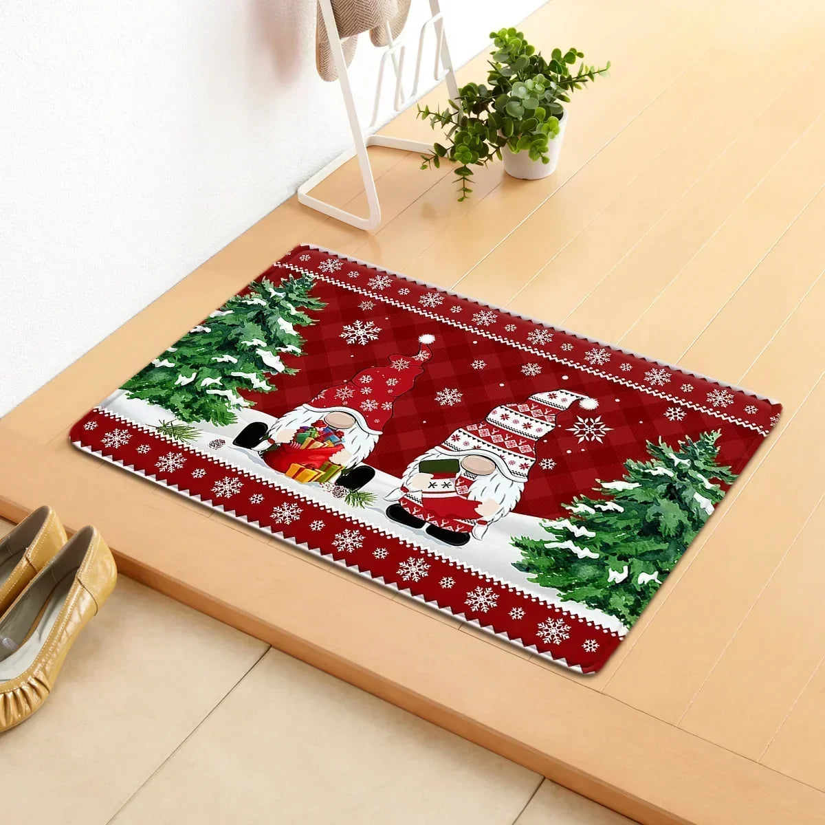 Tapete de Natal Decorativo 40x60cm - Ideal para Decoração Festiva