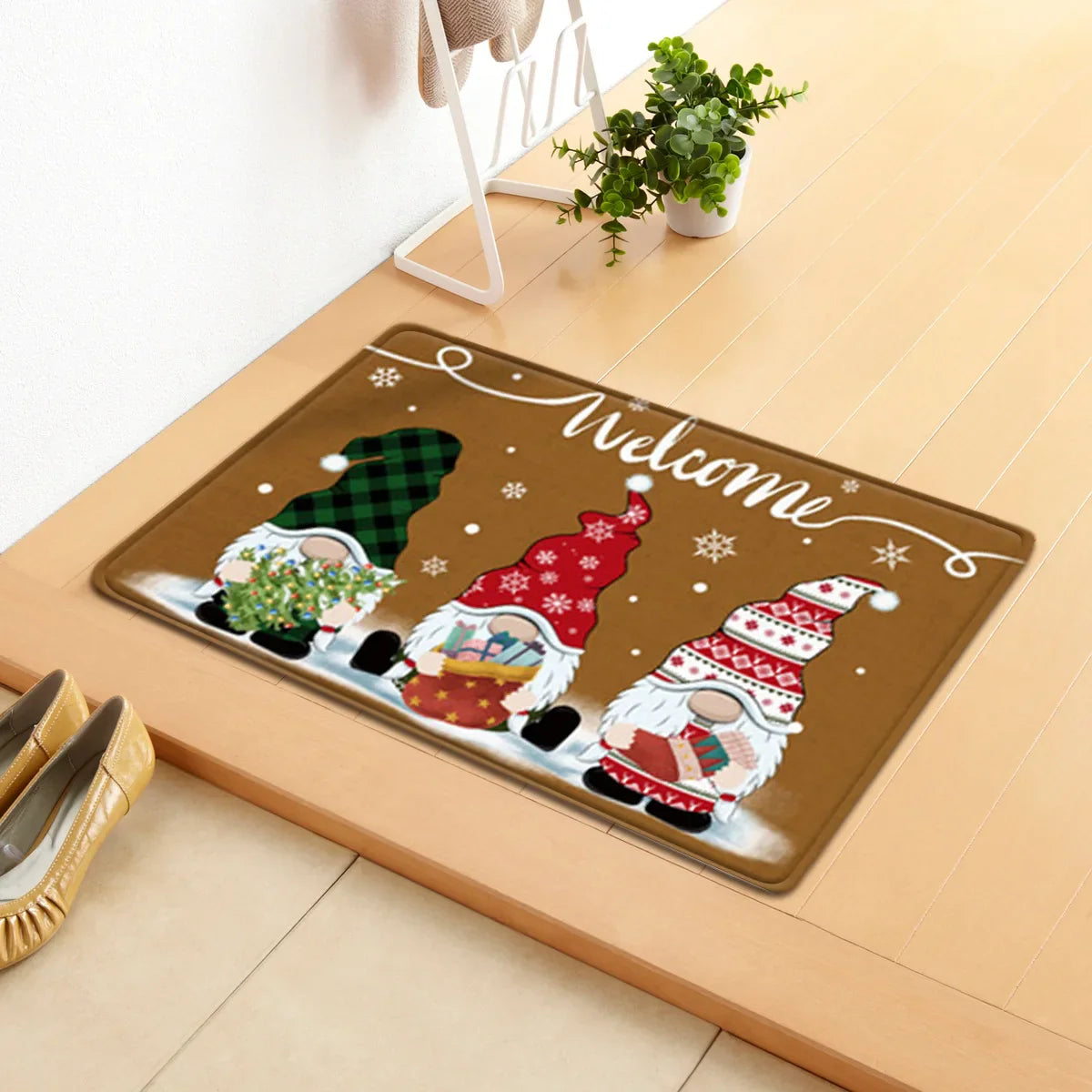 Tapete de Natal Decorativo 40x60cm - Ideal para Decoração Festiva