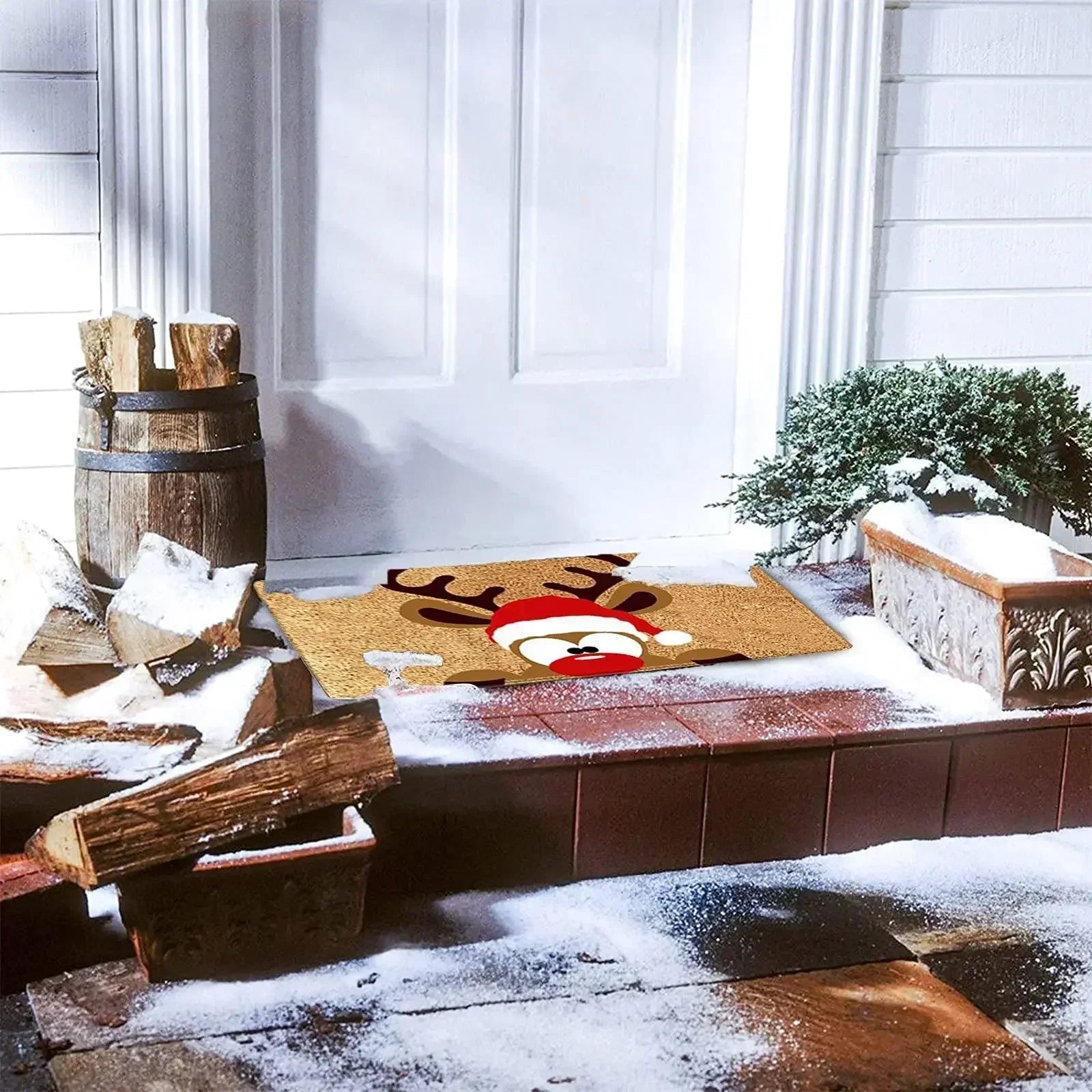 Tapete de Natal Decorativo 40x60cm - Ideal para Decoração Festiva