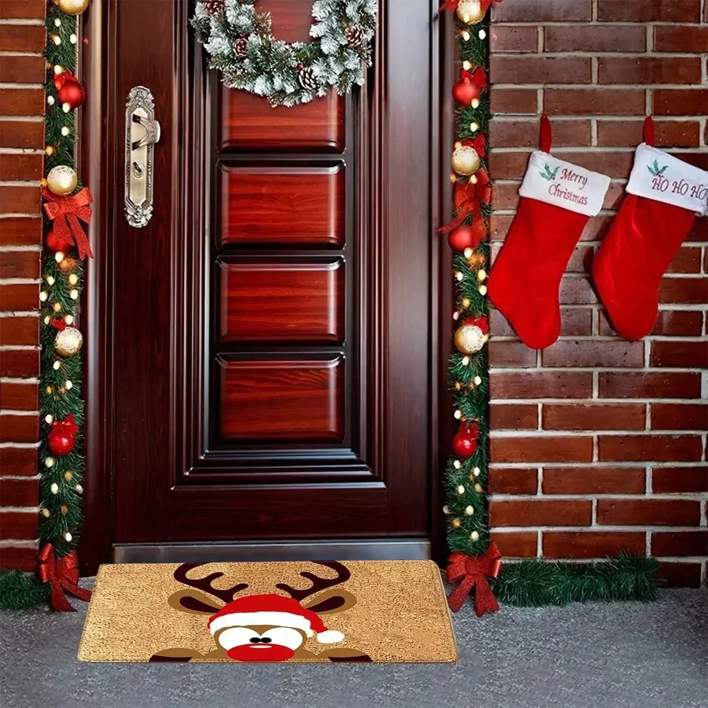 Tapete de Natal Decorativo 40x60cm - Ideal para Decoração Festiva