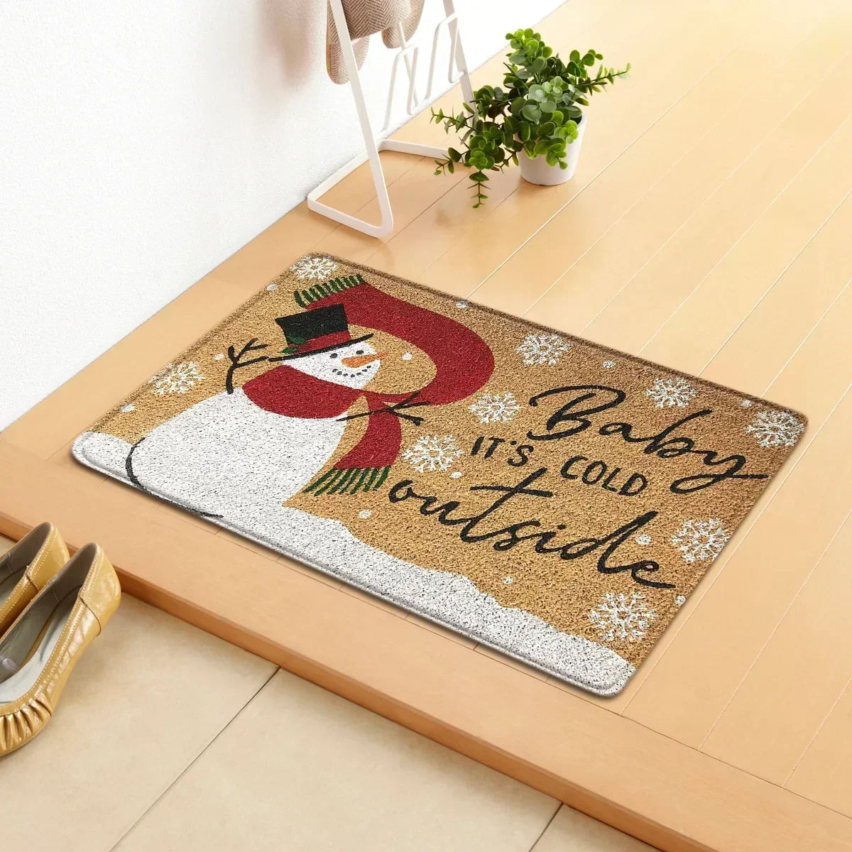 Tapete de Natal Decorativo 40x60cm - Ideal para Decoração Festiva