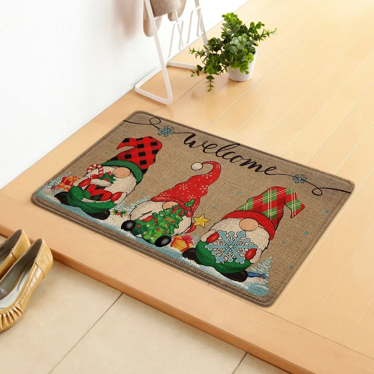 Tapete de Natal Decorativo 40x60cm - Ideal para Decoração Festiva