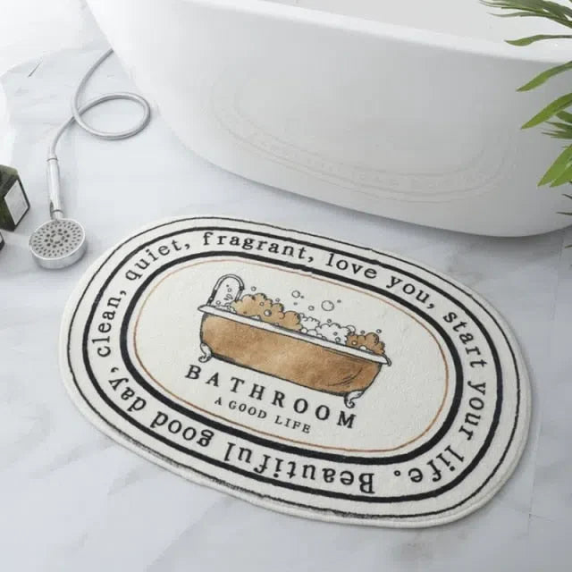 Tapete para Banheiro Antiderrapante - Design Moderno e Confortável