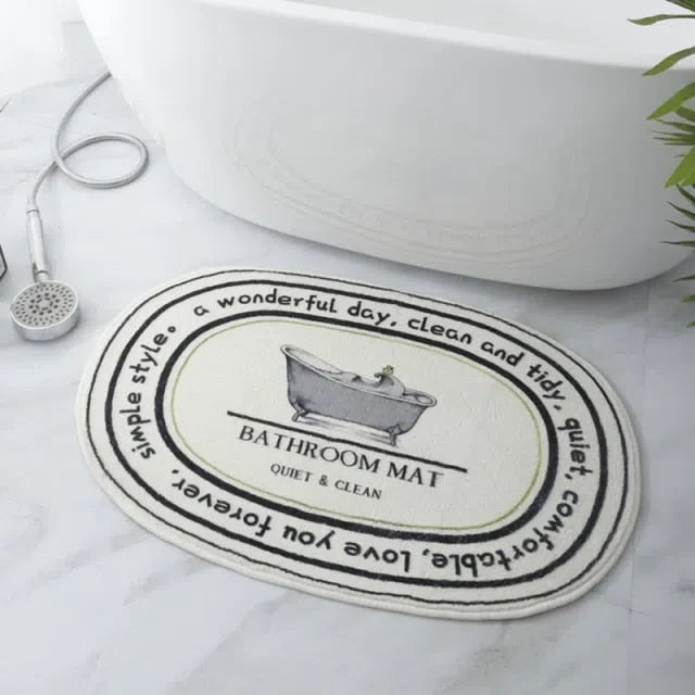 Tapete para Banheiro Antiderrapante - Design Moderno e Confortável
