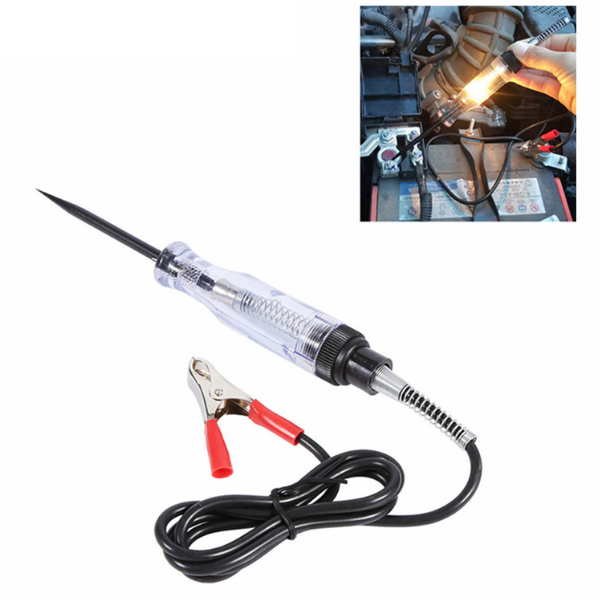 Testador de Circuito com Sonda de Aço e Luz LED Indicadora - Ferramenta Elétrica para Diagnóstico de Circuitos