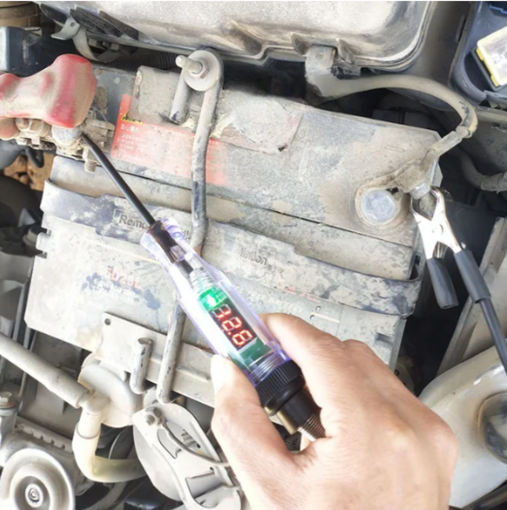 Testador de Circuito com Sonda de Aço e Luz LED Indicadora - Ferramenta Elétrica para Diagnóstico de Circuitos