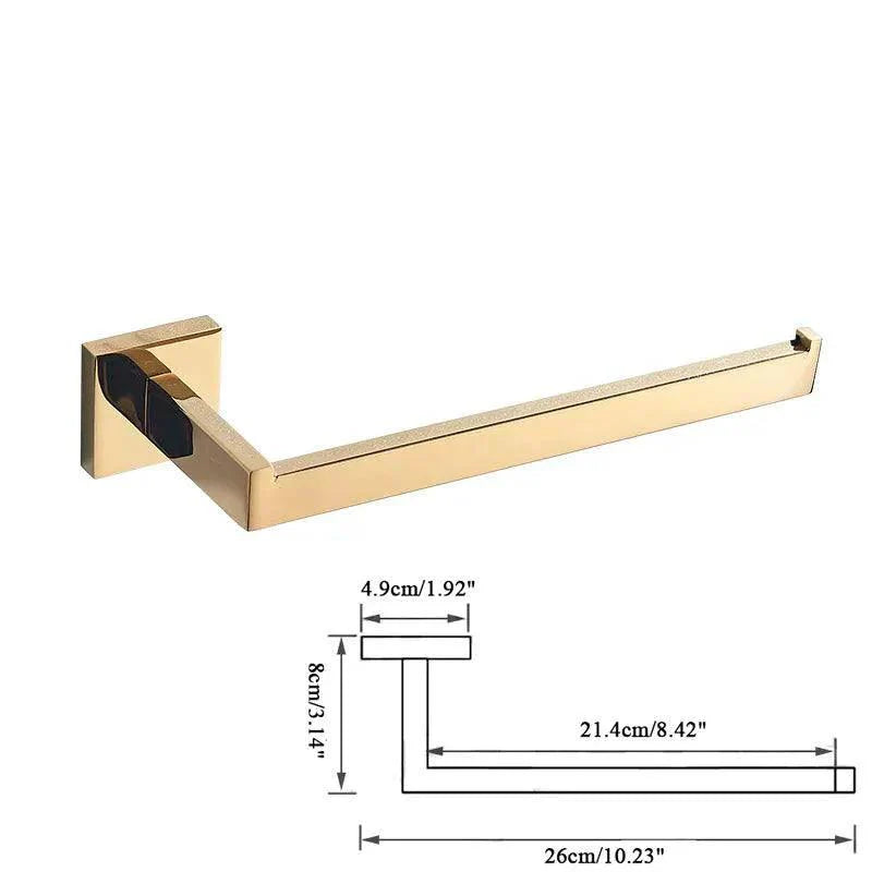 Toalheiro de Banheiro Porta Toalha Veneza - Suporte para Toalhas de Mão e Corpo
