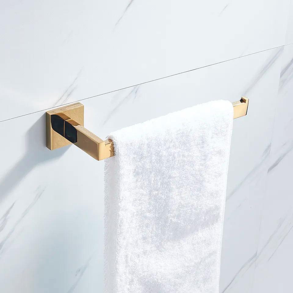 Toalheiro de Banheiro Porta Toalha Veneza - Suporte para Toalhas de Mão e Corpo