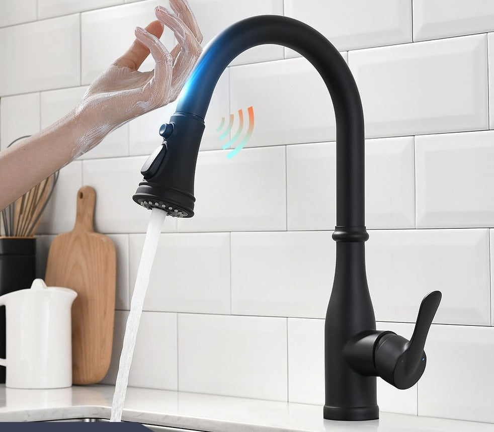 Torneira Elétrica Inteligente para Cozinha com Controle Touch