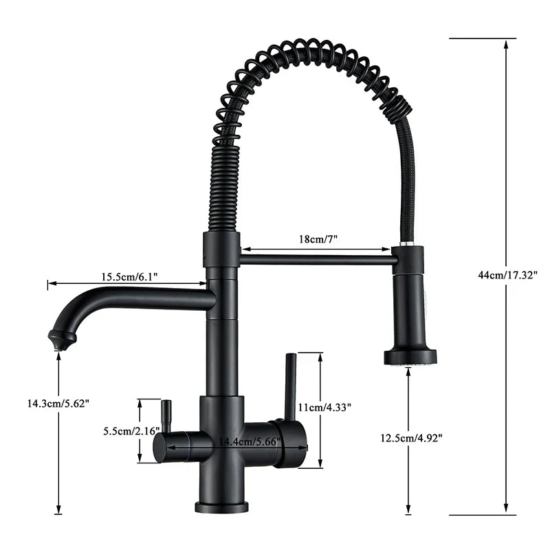 Torneira Gourmet Monocomando com Filtro para Cozinha Neptunus