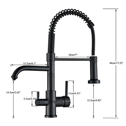 Torneira Gourmet Monocomando com Filtro para Cozinha Neptunus