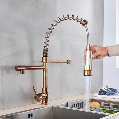 Torneira Gourmet Monocomando com LED Safira para Cozinha