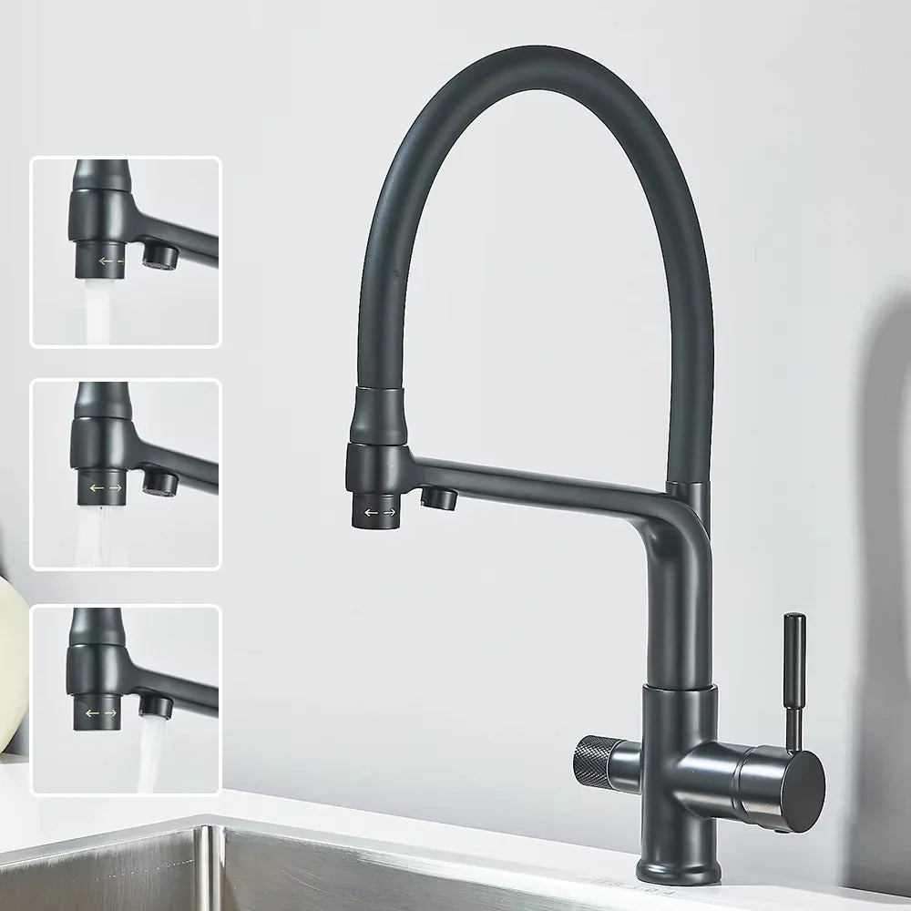 Torneira Gourmet Monocomando para Cozinha Fresh com Design Moderno