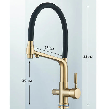 Torneira Gourmet Monocomando para Cozinha Fresh com Design Moderno