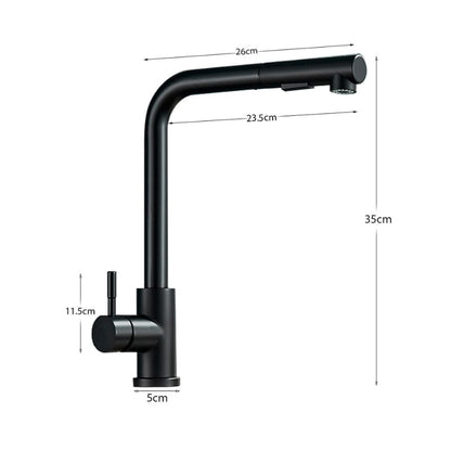 Torneira Gourmet Retrátil 360º Monocomando para Cozinha