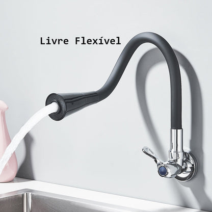 Torneira Gourmet de Parede para Cozinha - Design Moderno e Funcional