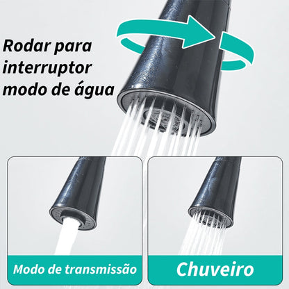Torneira Gourmet de Parede para Cozinha - Design Moderno e Funcional