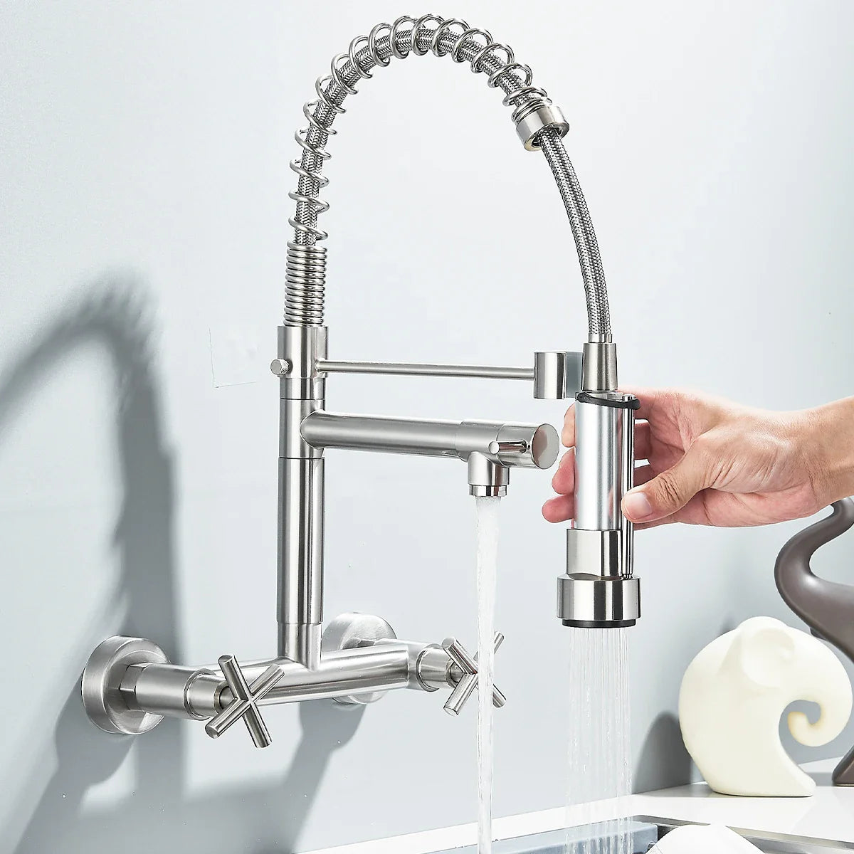 Torneira Gourmet de Parede para Cozinha - Modelo Aura, Design Moderno e Funcional