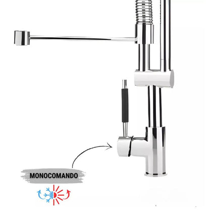Torneira Gourmet para Cozinha Elara - Misturador de Água com Design Moderno