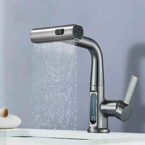 Torneira Monocomando Digital Cascata para Banheiro - Design Moderno e Funcional