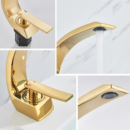 Torneira Monocomando Luxuosa para Banheiro - Design Moderno e Funcional