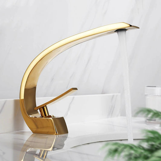 Torneira Monocomando Luxuosa para Banheiro - Design Moderno e Funcional