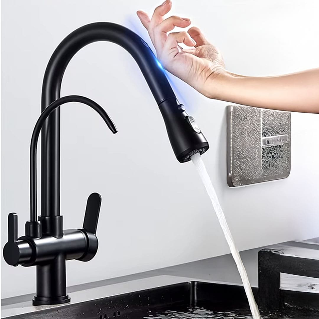 Torneira Monocomando Touch Gourmet para Cozinha com Filtro Integrado