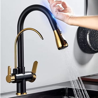 Torneira Monocomando Touch Gourmet para Cozinha com Filtro Integrado