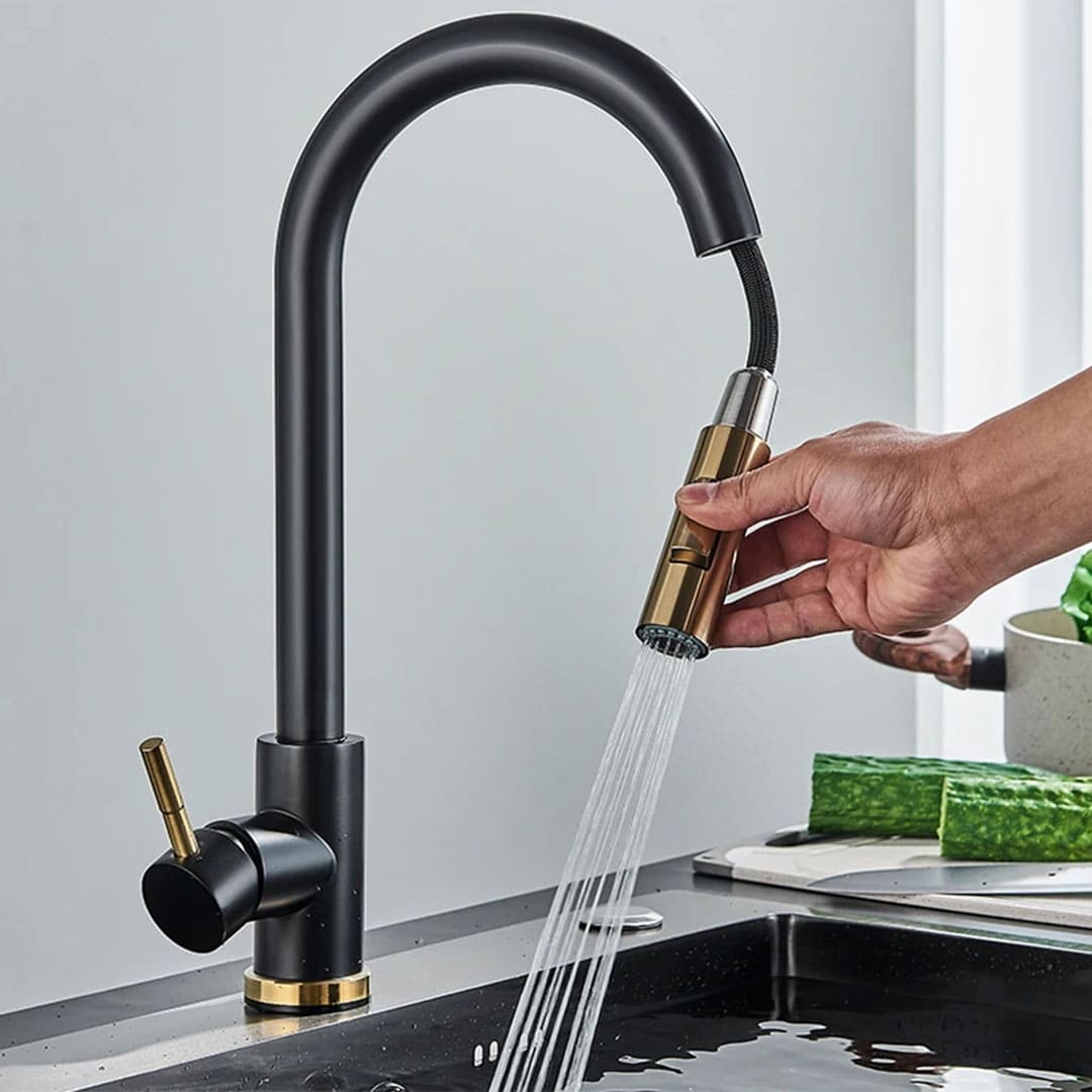 Torneira Monocomando de Cozinha com Rotação 360° - Design Moderno e Funcional