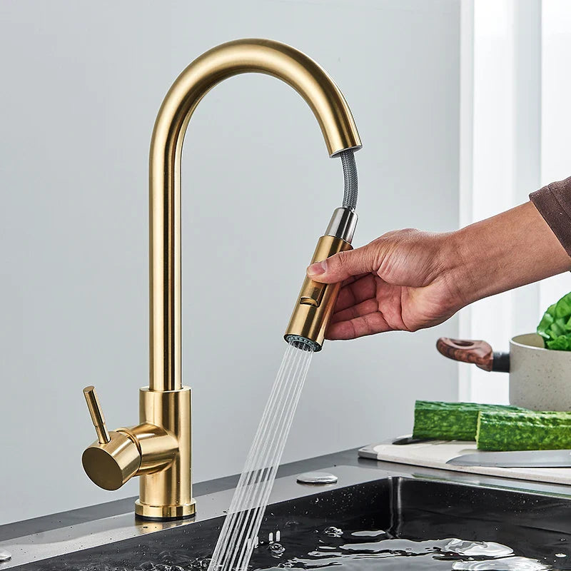 Torneira Monocomando de Cozinha com Rotação 360° - Design Moderno e Funcional