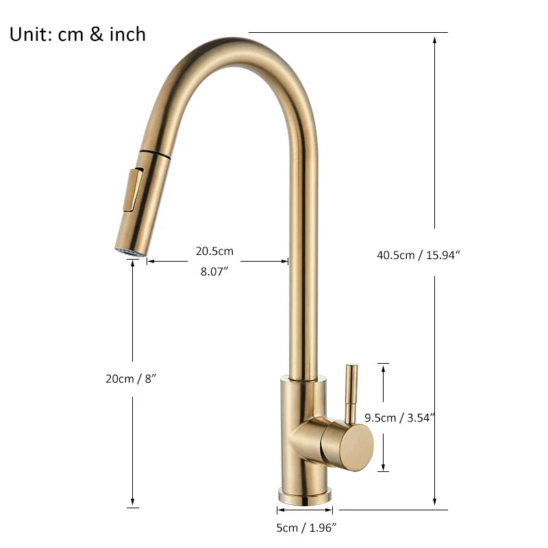 Torneira Monocomando de Cozinha com Rotação 360° - Design Moderno e Funcional