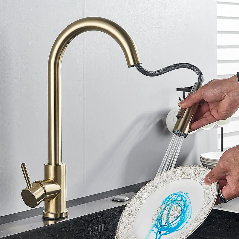 Torneira Monocomando de Cozinha com Rotação 360° - Design Moderno e Funcional